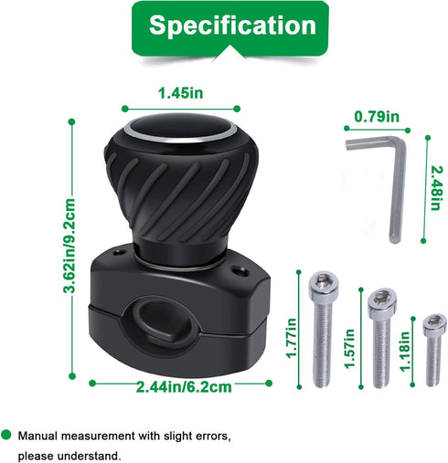 Tractor Steering Wheel Knob ???????????????? ?????????? ?????????????? ?????????? for Kubota John Dee-re Tractors, Cars, Trucks, Mowers, Forklifts...