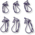 100 Count Eggplant Shaped Paper Clips Great for Paper Clip Collectors or Office Gift - Comes in Round Tin with Lid and Gift Box - Purple...