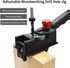 Drilling, 3-12mm Wood Dowel Straight Hole Adiustable Woodworking Drill Hole Jig, Dowel Hole,Woodworking Carpentry Positioner Locator Tool for Both...