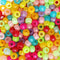 Glow in Dark Color Mixed Pony Beads for Friendship Bracelet Making Size 6x9mm 1000pcs...