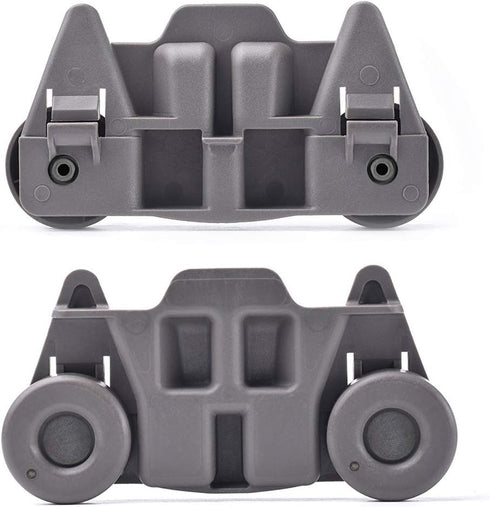 Odowalker Pack of 4 Dishwasher Premium Wheels Lower Rack for Kenmore Elite Dishwasher Parts W10195416 Kitchen Aid Dishwasher