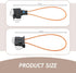 2 PCS Automotive Fiber Optic Short Circuit Test Ring, Female and Male Fiber Optic Bypass Loop Adapter Connectors, Audio Test Diagnostic Equipment ...
