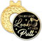Black Gold Golf Ball Marker with Hat Clip, Funny Golf Accessories for Men Women Dad Mom Grandpa Golf Lover...