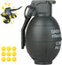 Toy-Hand Grenade for CS Battle Game,with 9 Foam Ammo Green Tactical CS-Grenade Fun Impact,Pull Ring Grenade Toy Outdoor Sport for Age 14 Years Old...