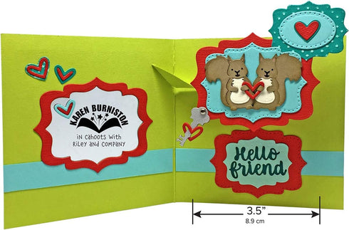 KB Riley Karen Burniston Katherine Label Pop-Up Die Set 1011...