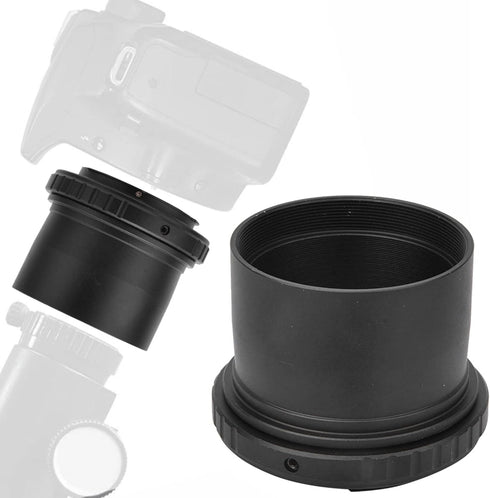 T2-AI 2-inch Astronomical Telescope Adapter Ring, Mental Telescope Lens Adapter Ring for 2inch T Mount Telescope to for Nikon AI Mount Cameras...