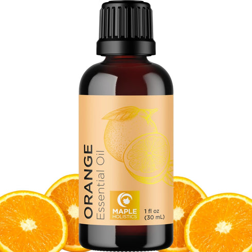 Pure Sweet Orange Essential Oil - Cold Pressed Orange Oil Essential for Diffuser Humidifier and Skin Use - Aromatherapy Diffuser Oil and Cleansing...