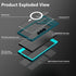 for Galaxy S24 Ultra Waterproof Case Compatible with MagSafe, Magnetic Waterproof Full Body IP68 Underwater Case Built-in Screen Protector Militar...