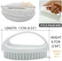 Scrub Brush for Cleaning Scrubbing Heavy Duty Stiff Nylon Bristles Cleaning Brush Multi-Purpose, White & Small Size...