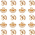 PH PandaHall 20Pcs 11.5mm Diameter Sewing Buttons Metal Button Blazer Half Round Sport Woolen Buttons Set Woolen Coat Jacket Decorative Buttons fo...