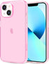 JJGoo Compatible with iPhone 13 Case, Clear Pink Soft Shockproof Protective Slim Thin Phone Bumper Cover for iPhone 13-6.1 inch 2021...