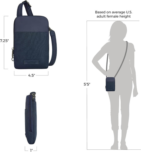 Travelon Anti-Theft Metro Stadium Mini Crossbody...