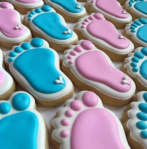 Baby Shower Cookie Cutters 11-Pc. Set Made in USA by Ann Clark, Onesie, Bib, Rattle, Bottle, Foot, Footie PJs, Dress, Duck...