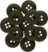 ButtonMode Military Spec Army Buttons BDU ACU OCP GI LE Police Tactical Cadet Uniform Button Set Includes 12 Olive Drab Green 19mm (3/4 Inch) Butt...