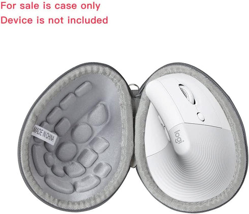 Hard Travel Case for Logitech Lift Vertical Ergonomic Mouse (Gray)...