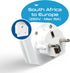 Ceptics SA-EU South Africa to Europe Schuko Grounded Plug Adapter (250V - Max 13A)...