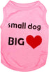 Dog Clothes for Small Medium Puppy Girl Summer Shirt Costume for Chihuahua Yorkie Female Pet Outfits Sweatshirt Cat Clothing Pink Vest Apparel Acc...