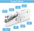 Estink Handheld Sewing Machine Mini Portable Quick Repairing Cordless Sewing Machine for DIY Multifunctional Single Stitch Sewing Machine......