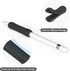 NIUTRENDZ 3 Pack Silicone Grip for Apple Pencil 1st Generation Accessories Ergonomic Design Sleeve Protective Case Cover Holder with Cable Adapter...