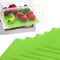 Dualplex Refrigerator Liners Washable | 6 Fridge Drawer Liners Mats | 13"x10.5" Shelf Liner Reusable | Sponge Keeps Produce Fresh Longer | Fruit &...