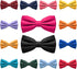 RBOCOTT Mens Solid Color Pre-tied Bow Tie Adjustable Bowtie...