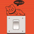 Removable Switch Sticker, 4 Pcs Cute Black Sleeping Cats Cartoon Wall Sticker, Light Switch Decor Decals, Family DIY Decor Art Car Stickers Home D...