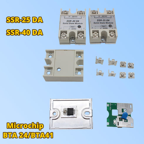 Solid State Relay 25DA SSR-25DA Input 3-32V DC to Output 24-380V AC 25A Single Phase...