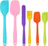 6PCS Silicone Spatula Set, FXFSTEEL Heat Resistant up 600°F Silicone Spatulas Kitchen Utensils for Cooking &Baking Needs BPA-Free Multicolor...