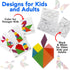 3 Bees & Me 2 Wooden Tangram Shapes Puzzle Toys with 52 Pattern Cards for Kids and Adults - Montessori Wood Toy, STEM Shape Puzzles Manipulatives ...