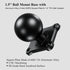 BRCOVAN 1.5'' Ball Mount Base with Aluminum Alloy 4-Hole AMPS Square Plate & 1.5'' TPU Ball Adapter Compatible with RAM Mounts C Size 1.5 Inch Bal...