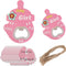 24 pcs Pink Bottle Opener Baby Shower Favor for Guest, Girl Baby Shower Party Souvenir/Keepsake/Decoration, PVC Metal Bottle Opener for Beer (Pink...
