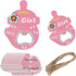24 pcs Pink Bottle Opener Baby Shower Favor for Guest, Girl Baby Shower Party Souvenir/Keepsake/Decoration, PVC Metal Bottle Opener for Beer (Pink...