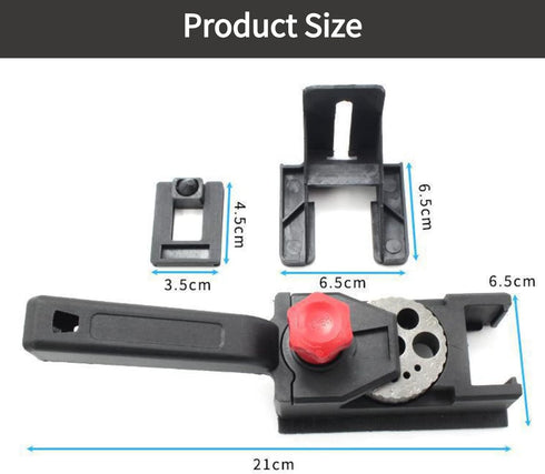 Drilling, 3-12mm Wood Dowel Straight Hole Adiustable Woodworking Drill Hole Jig, Dowel Hole,Woodworking Carpentry Positioner Locator Tool for Both...