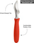 BALCI Ice Cream Scoop - Heavy Duty Stainless Steel Icecream Scooper With Non-Slip Rubber Grip - Professional Metal Ice-Cream Spade - Dishwasher Sa...