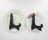 Artliving Black 6" Wood-Like Plastic Easels Plate Display Stands Picture Frame Stand Holder-Set of 4...