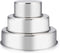E-far Cake Pan Set of 3 (4 inch/6 inch/8 inch), Stainless Steel Small Round Layer Cake Baking Pans, Perfect for Tier Smash Cake, Non-Toxic & Healt...