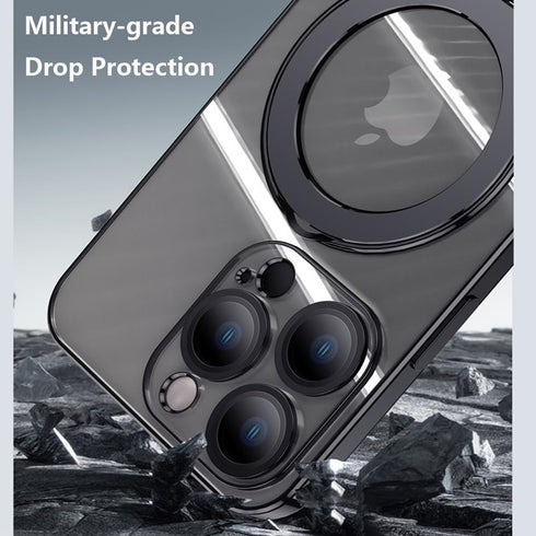 Magnetic Ring Case for iPhone 14 Pro Max Case Kickstand Compatible with MagSafe Built-in Camera Lens Protector Shockproof Phone Case for iPhone 14...