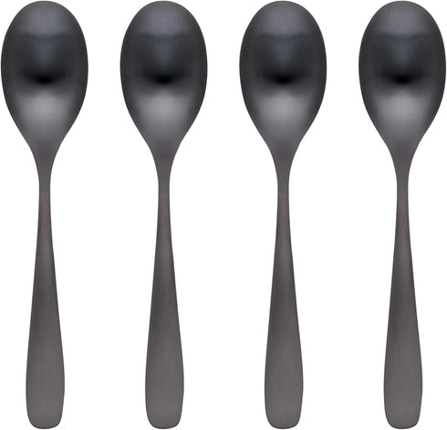Cambridge 5011H7HCW02 Eliana Black Dinner Spoons, Set Of 4...