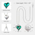 Love Heart Pendant Necklaces for Women Crystals Jewelry Gifts for Women Her Girlfriend Mother's Wife Christmas Birthday Anniversary Valentines Day...