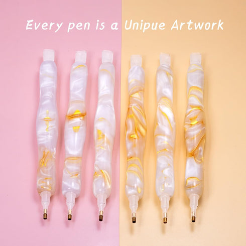Diamond Painting Art Pen Tool,Diamond Painting Drill Pen Dot Pen Stylus Kit, Gem Rhinestone Picker Tool,5D Diamond Art Pen Placers Tips and 10Wax,...