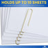 1InTheOffice Jumbo Paper Clips, Gold, Smooth, 100/Pack...