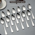 Dinner Spoons 12 Pieces, Stainless Steel 7.28inch Spoons, Dessert Spoons, Table Spoon, Soup Spoons, Easy To Clean, Dishwasher Safe...