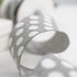 MEEDEE Grey Ribbon with Polka Dots Grey Burlap Ribbon 2.5 Inch Grey and White Ribbon Gray Wired Ribbon for Baby Shower Wreath Farmhouse Decor Door...