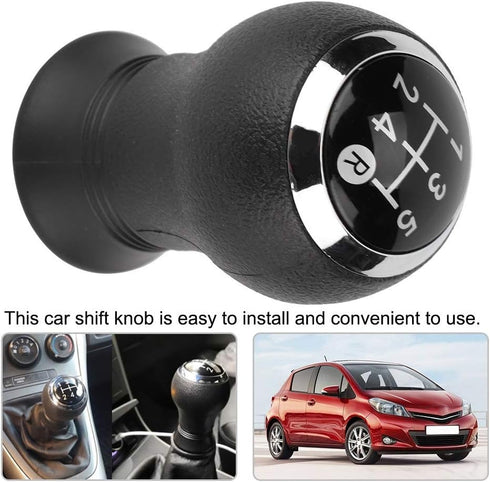 Aramox Gear Shift Head, Car Modification 5 Speed Gear Shift Knob Head Compatible with 2005-2010 (General)...