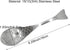 2Pcs 6.3inch Fish Spoon 18/10(304) Stainless Steel Flatware for Soup Porridge Dessert Cereal Rice(Silver)...