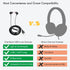 USB Earbuds for Computer, in-Ear USB Headphones with Microphone & 1.8M Long Cord, USB-A Headset Compatible with Laptop, Desktop PC, Notebook, Chro...
