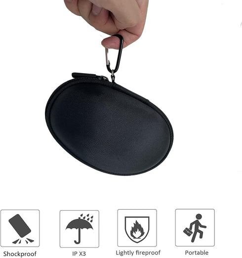 Hard Travel Mouse Case for Razer Basilisk Ultimate X/Basilisk V3 Pro/Logitech MX Master 3 /3S/ Master 2S / 2/MX Master Advanced Wireless Mouse, fo...