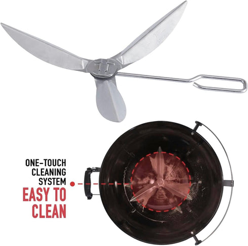 22-1/2-Inch One-Touch Cleaning System Kit, 7444 Replacement Parts-Grill Damper for Weber Grill, Also for Master-Touch Series, Performer Series, an...