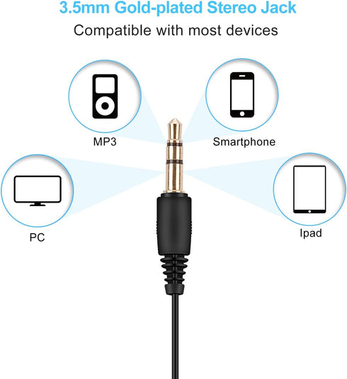 AGPTEK IPX8 Waterproof in-Ear Earphones, Coiled Cable Swimming Earbuds with Stereo Audio Extension Cable, Wired, Black......