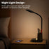 DEEPLITE LED Desk lamp with USB Adapter Charging, Eye-Caring Study Lamp for Dorm Home Office, 3 Colors Dimming Brightness Touch Control Table Lamp...